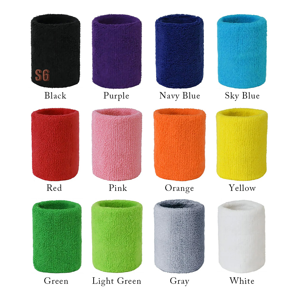 Terry Sweatband Wristbands-2-1