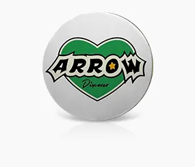 Arrow Metal Name Tag