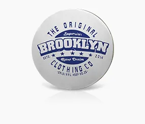 Brooklyn Metal Name Tag