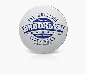 Brooklyn Metal Name Tag