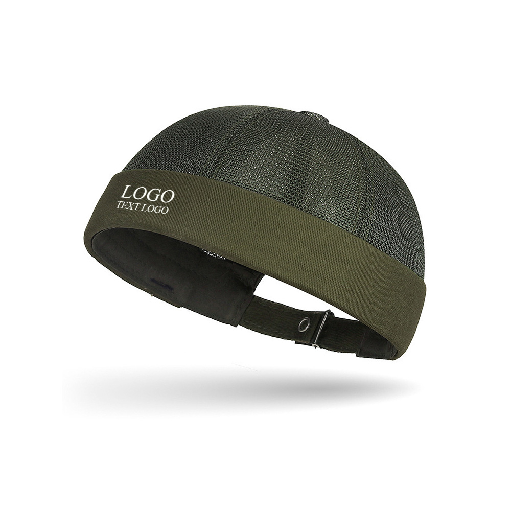 Custom Breathable Youth Hats with Logo Dark Green with Logo