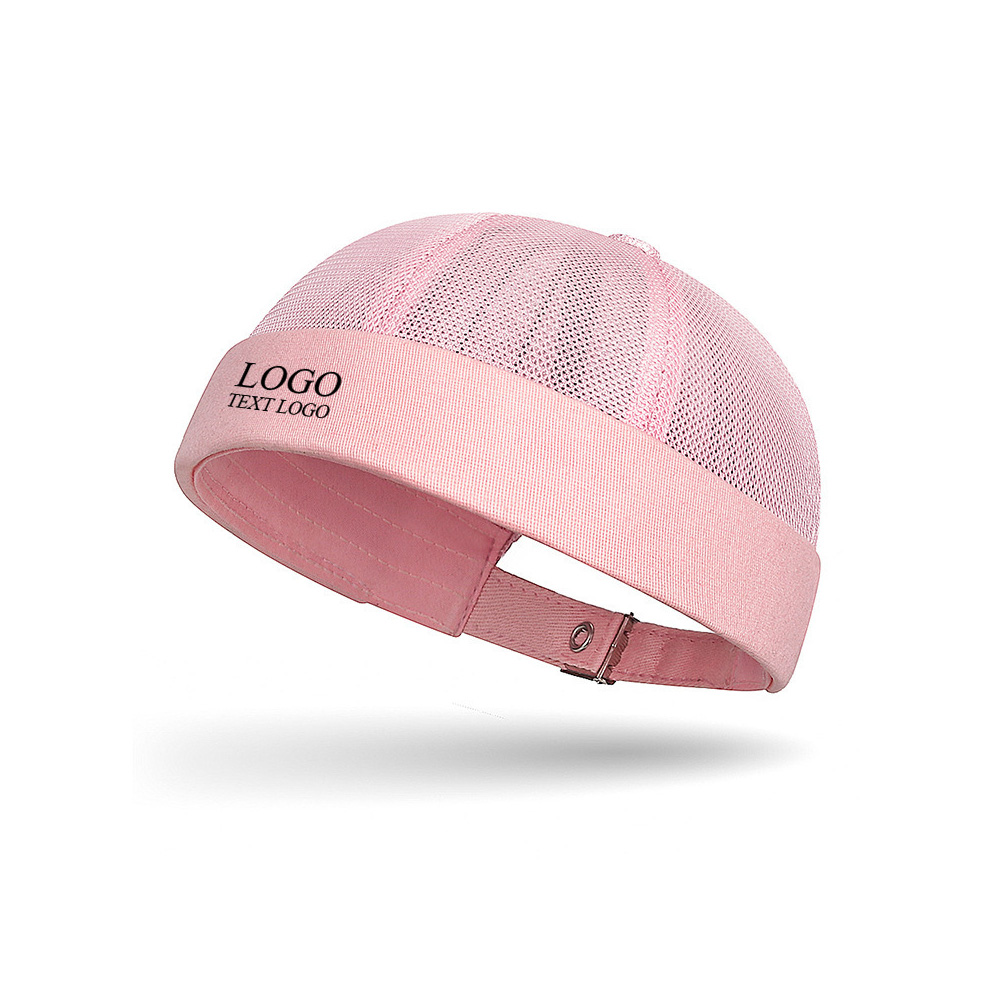 Custom Breathable Youth Hats with Logo Pink with Logo