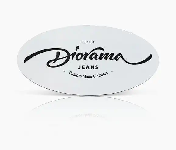 Custom Diorama Plastic Name Tag