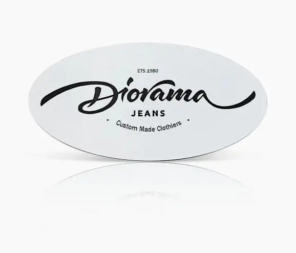 Custom Diorama Plastic Name Tag