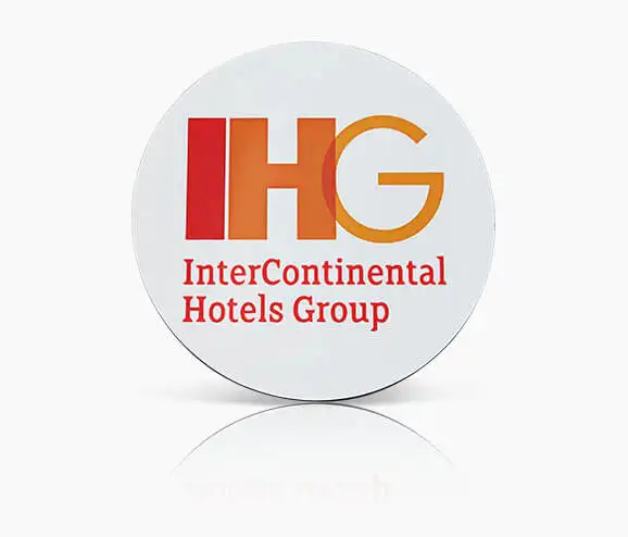 Custom IHG Plastic Name Tag