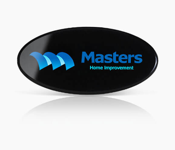 Custom Masters Plastic Name Tag