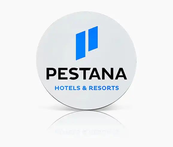 Custom Pestana Plastic Name Tag