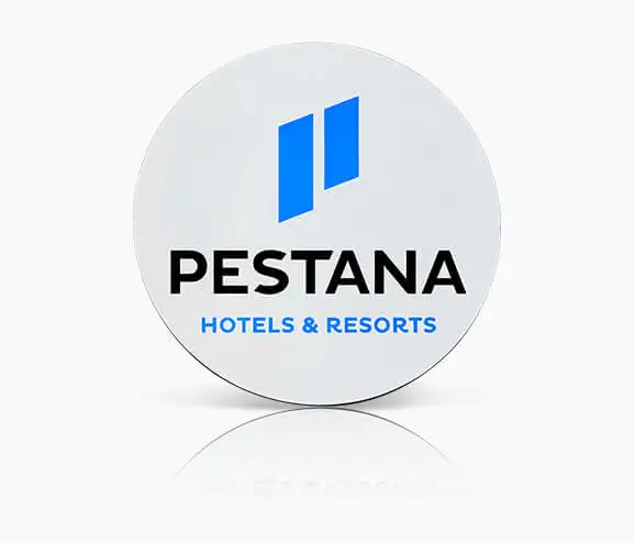 Custom Pestana Plastic Name Tag