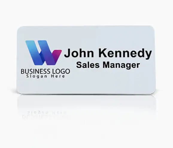 Custom Sales Manager Plastic Name Tag