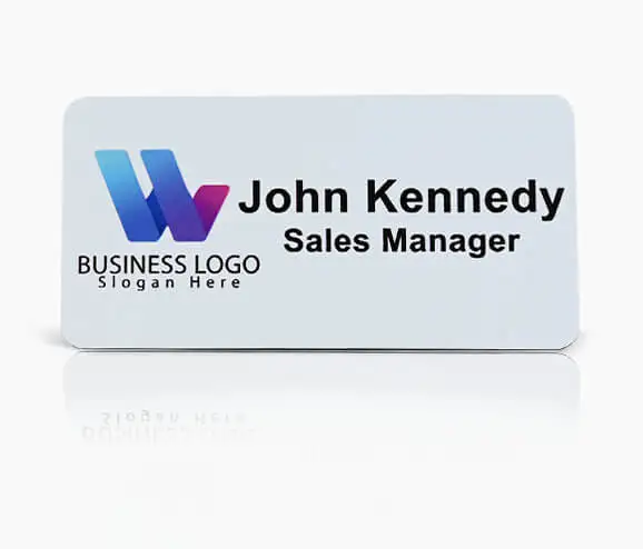 Custom Sales Manager Plastic Name Tag