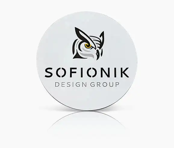 Custom Sofionik Plastic Name Tag