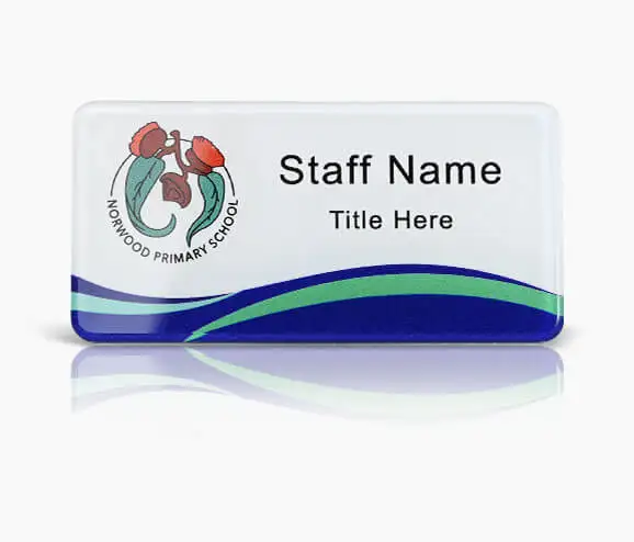 Custom Staff Name Plastic Name Tag