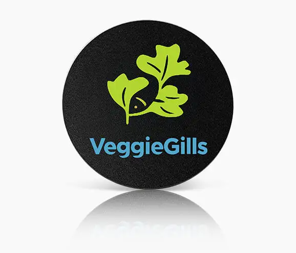 Custom VeggieGills Plastic Name Tag