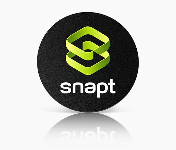 Custom snapt Plastic Name Tag