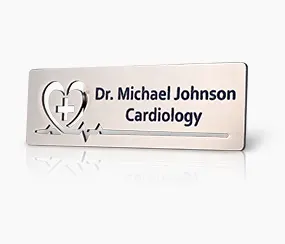 Doctor Metal Name Tag