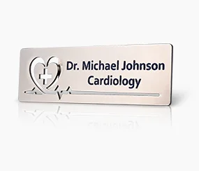 Doctor Metal Name Tag