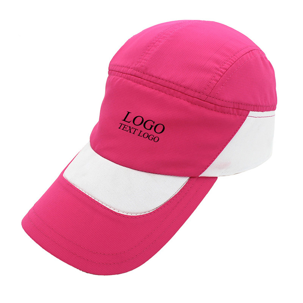 High Quality Breathable Youth Hats Peach with Logo