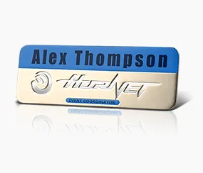 Hornet Metal Name Tag