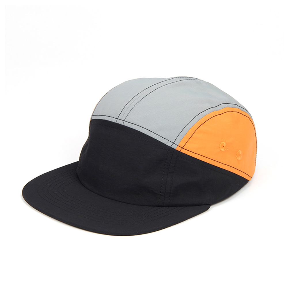 Black Orange Smoke Gray Splicing