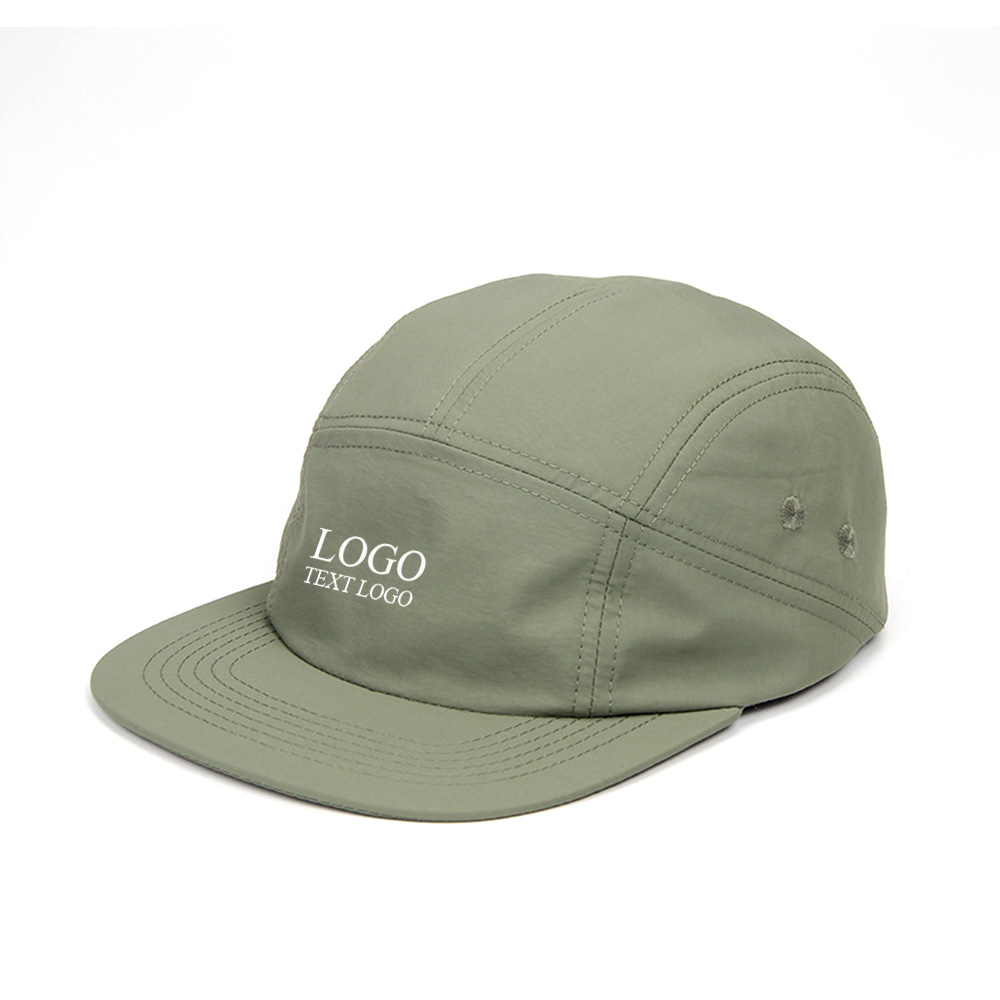 Lightweight and Fashionable Youth Hats Light Green with Logo