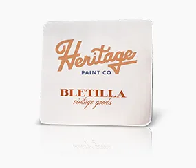 Paint Co Metal Name Tag