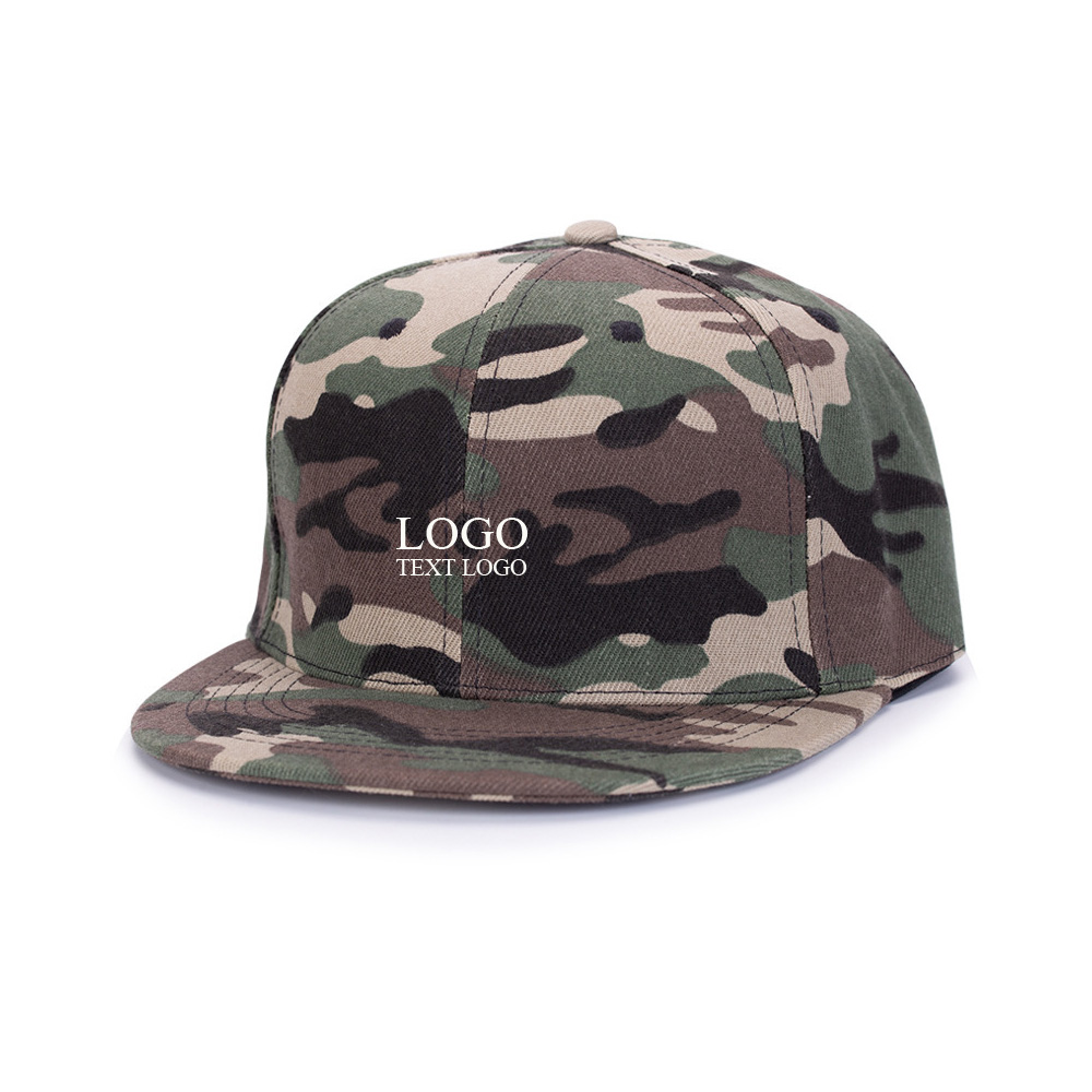 Personalized Hip Hop Youth Hats Camouflage with Logo