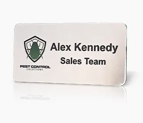 Sales Team Metal Name Tag