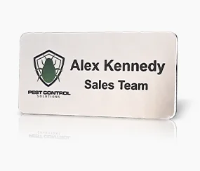 Sales Team Metal Name Tag