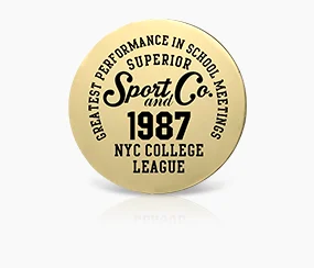 Sport Co Metal Name Tag