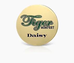 Tiger Momphhy Metal Name Tag
