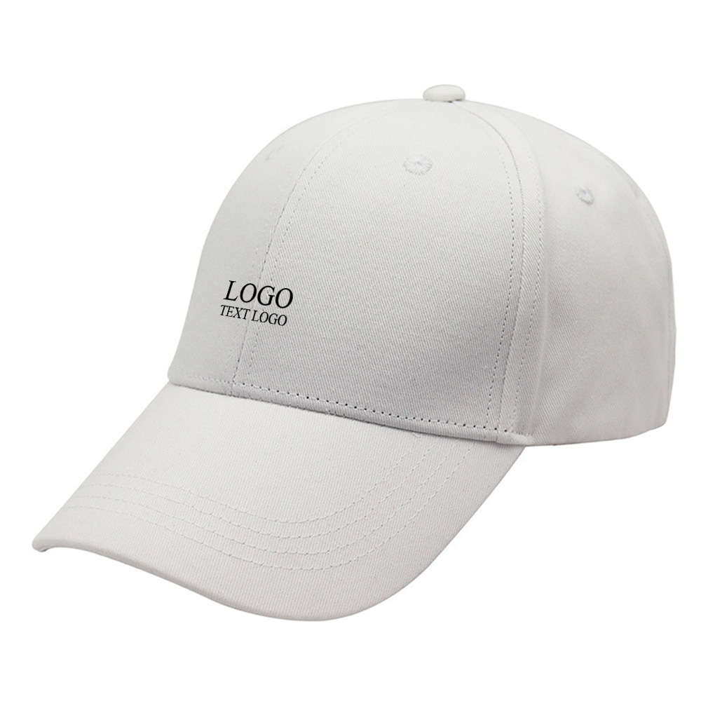 Youth Fashion Custom Hats with Logo White with Logo
