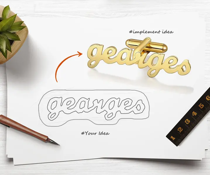 Custom Monogrammed Cufflinks