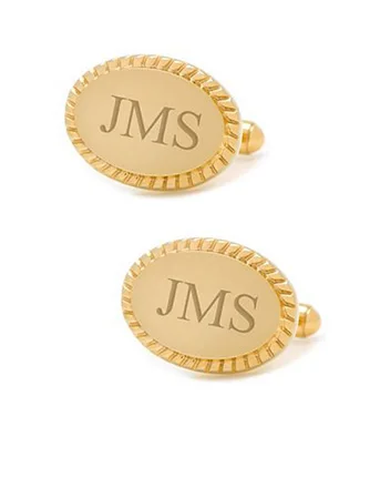 Monogram manchetknapper