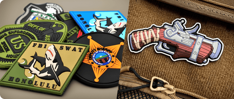 standard PVC patches