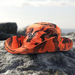 Tactical Camouflage Large Brim Sun Visor Custom Bucket Hats