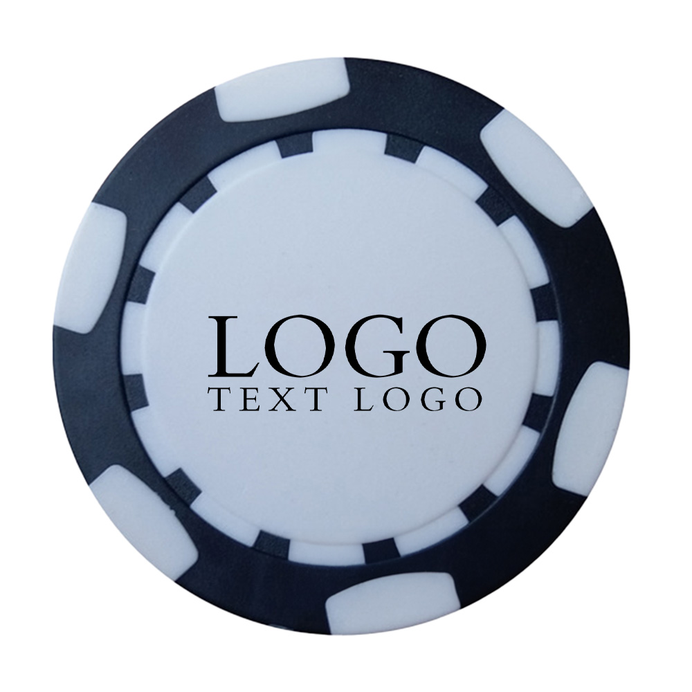 Customizable Poker Chip With Gears