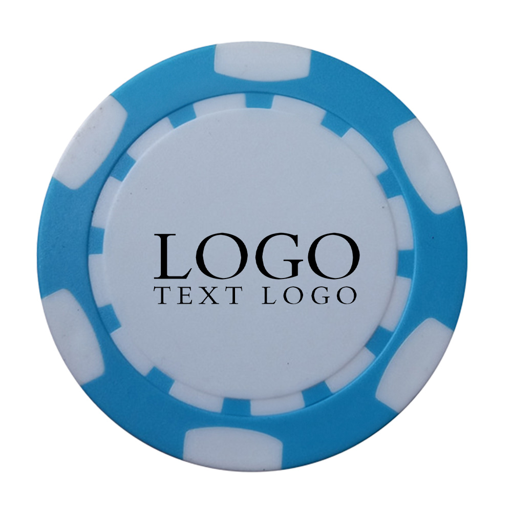 Customizable Poker Chip With Gears