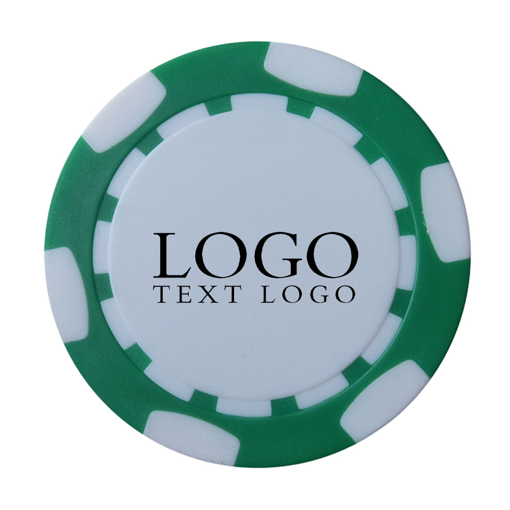 Customizable Poker Chip With Gears