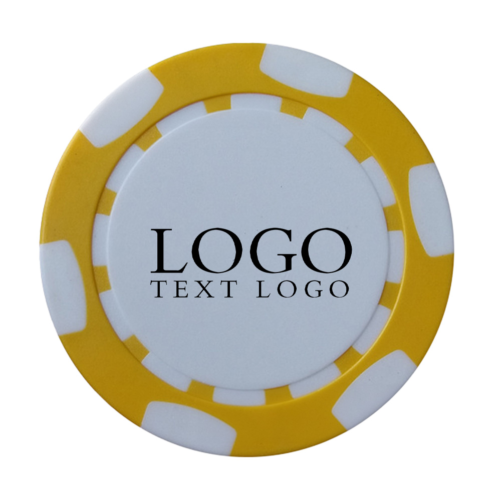 Customizable Poker Chip With Gears