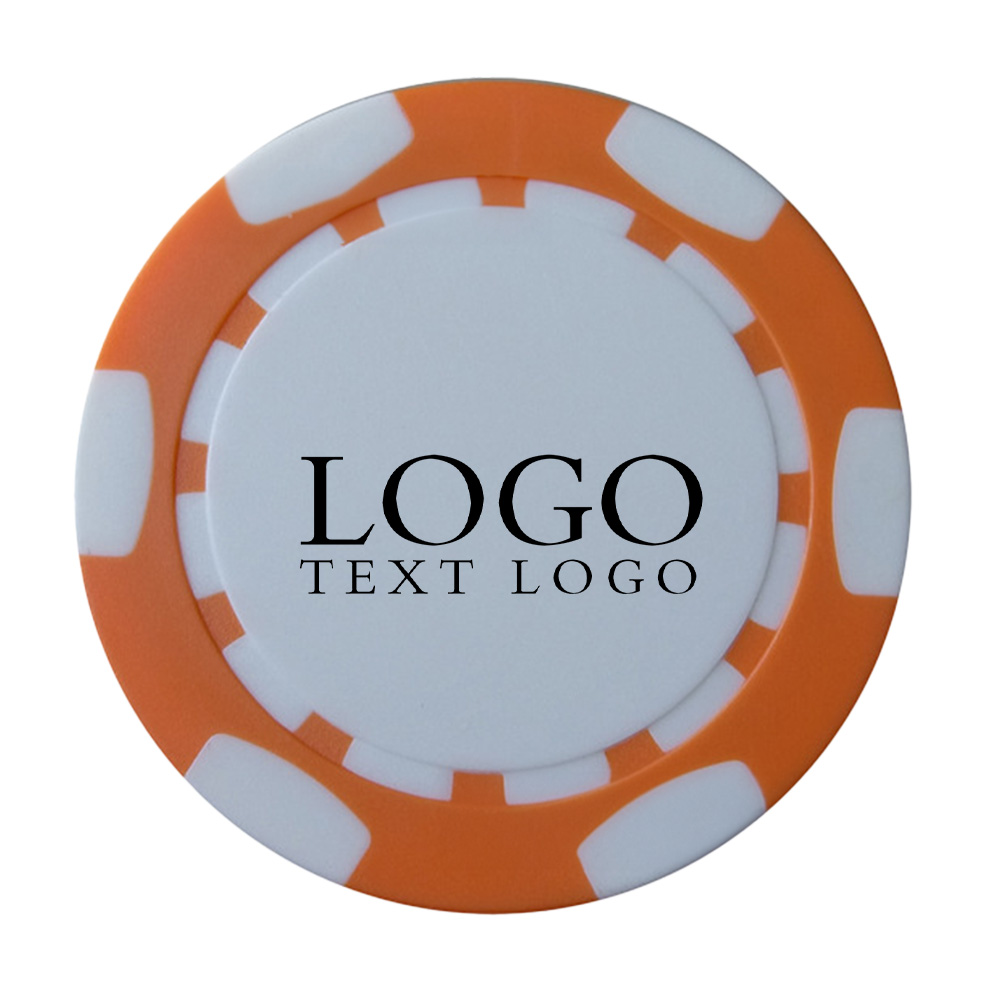 Customizable Poker Chip With Gears