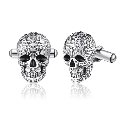 Custom 3D Skull Cufflinks