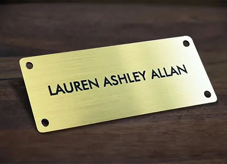 Custom Laser Metal Tags Custom Laser Metal Tags
