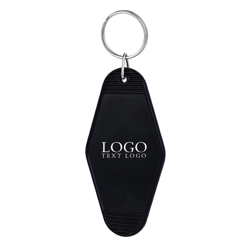 Promo Motel Key Tag black with logo