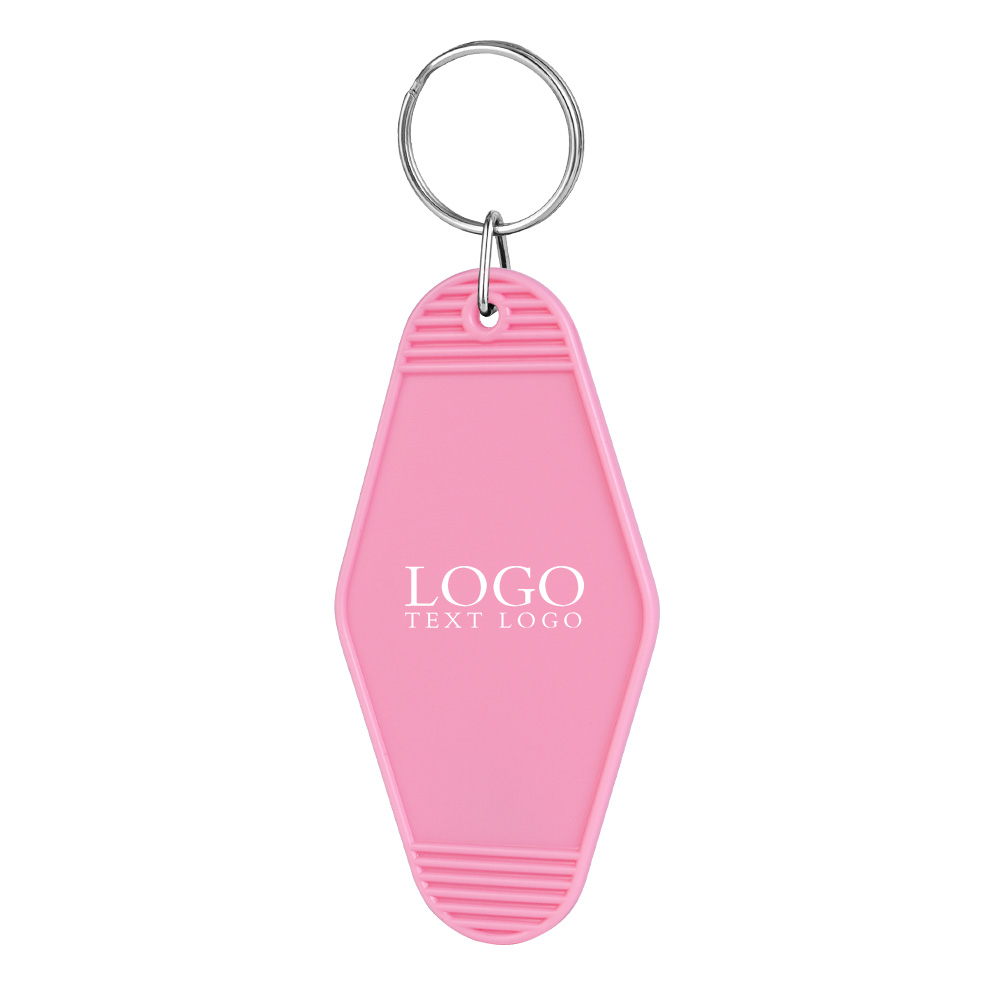 Promo Motel Key Tag pink with logo