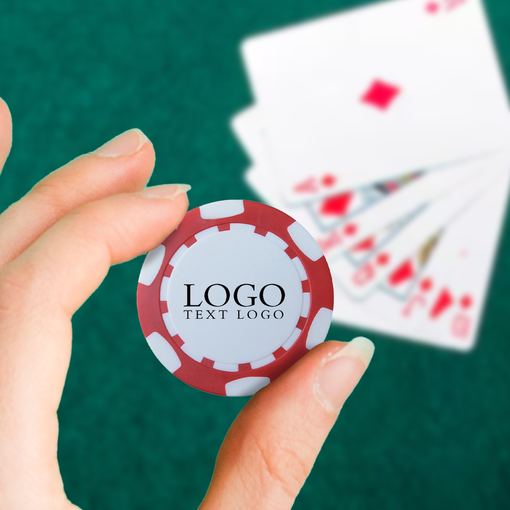 Customizable Poker Chip With Gears