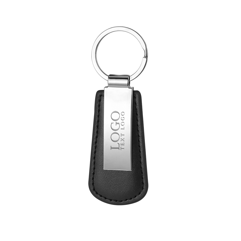 Custom Vegan Leather Drop Shaped Keychain Custom Vegan Leather Drop Shaped Keychain