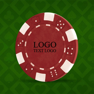 Custom Clay Poker Chips with Gears