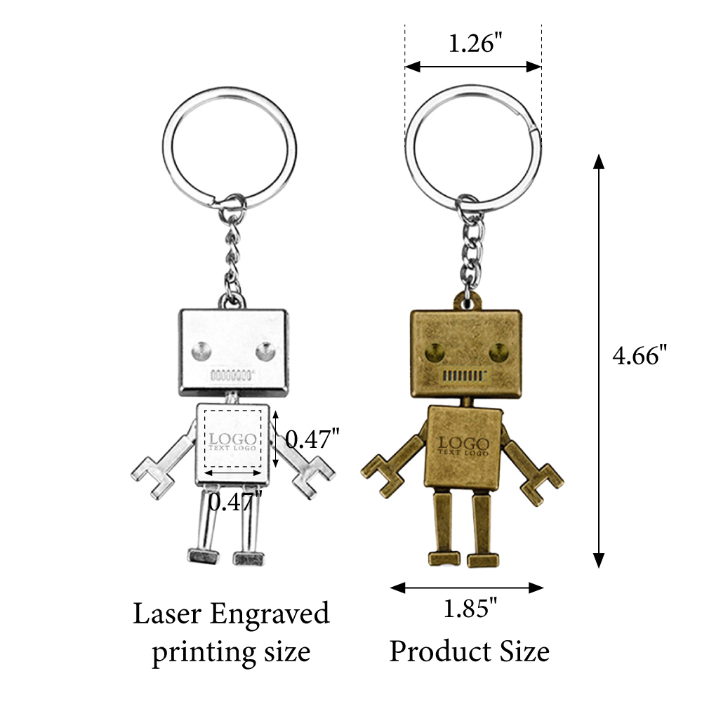Promo Robot Shaped Key Chain
