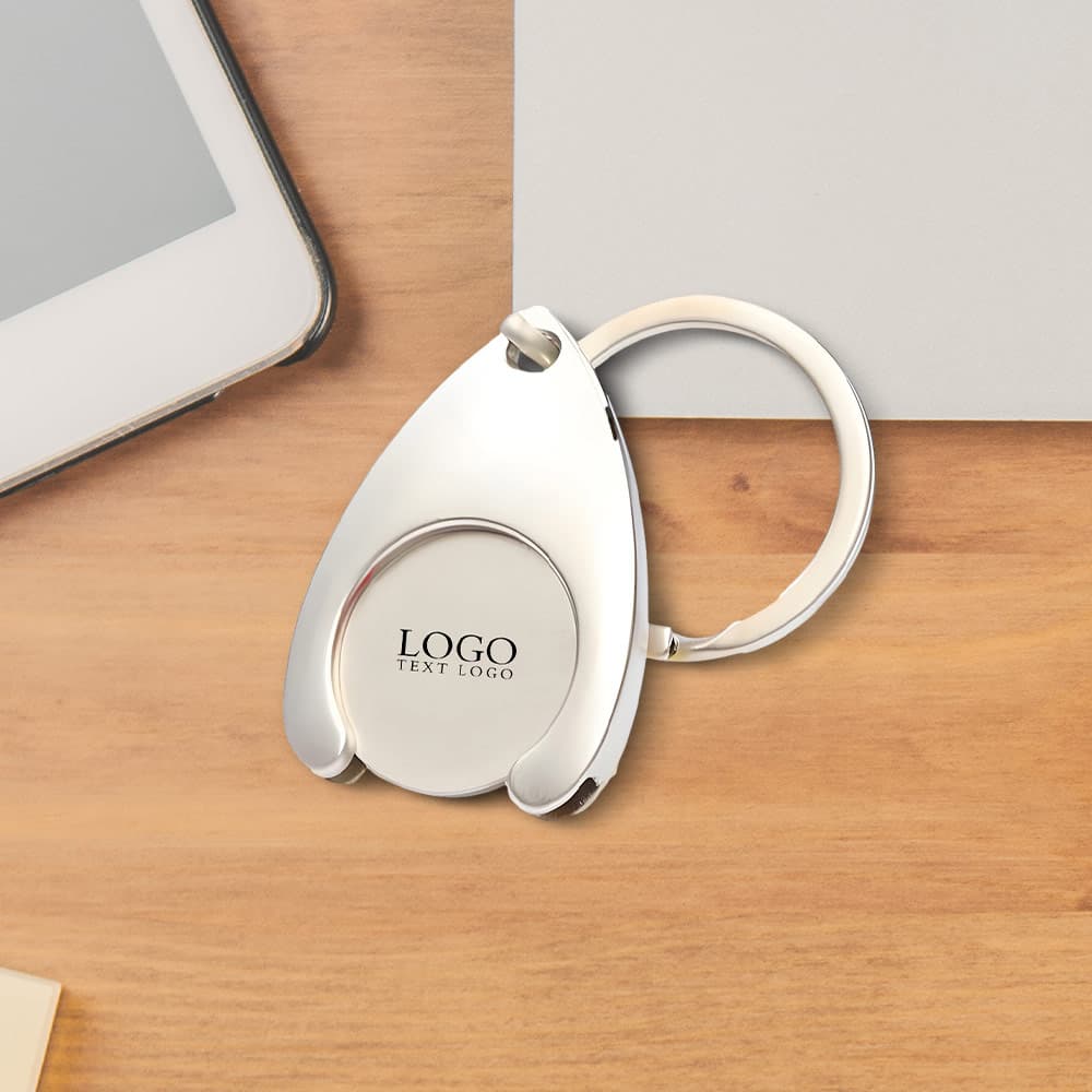 Giveaway Shopping Trolley Token Coin Keychain