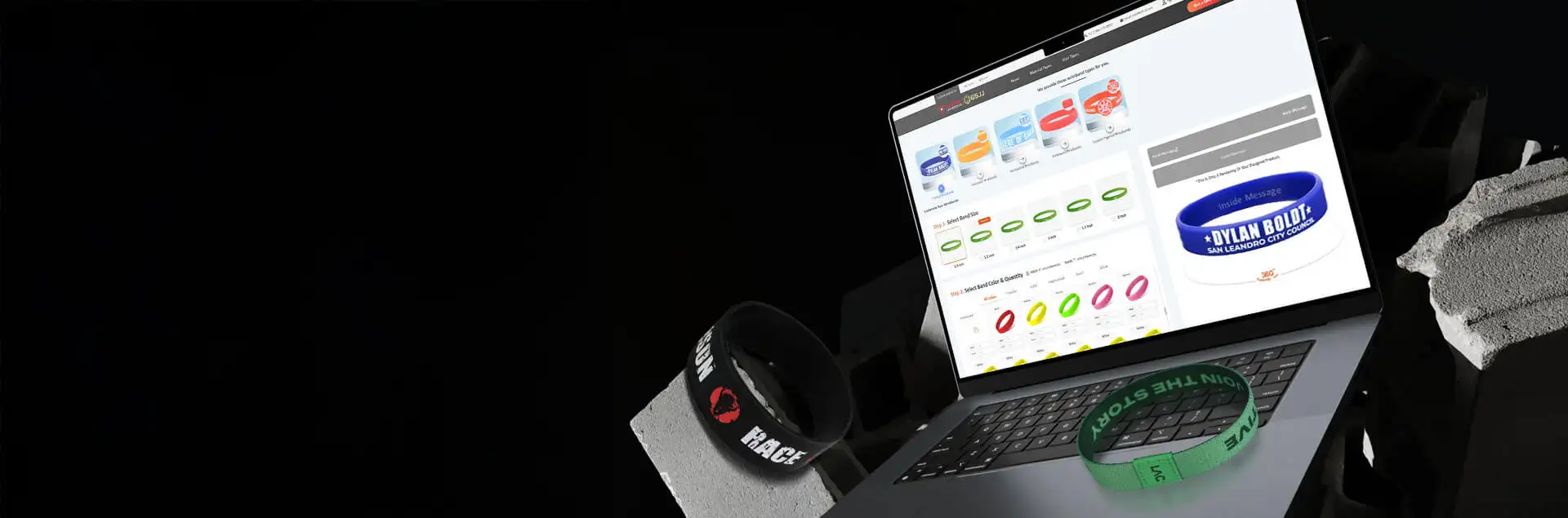 Create Your Custom Wristbands